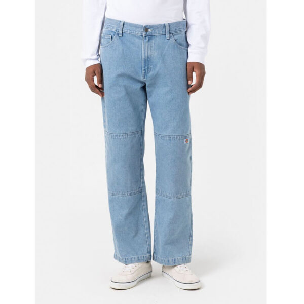 DICKIES kneed denim pants light wash 3