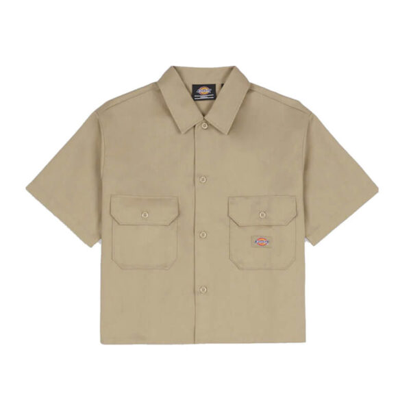 DICKIES wmns work shirt ss khaki 1