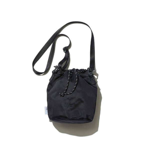 FCE satin drawstring black 1