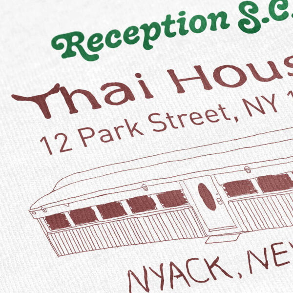 Thai House LS Tee - White