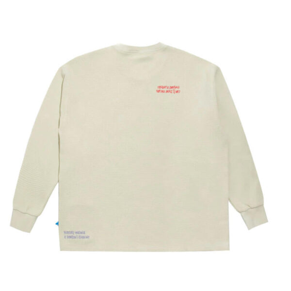 Waffle Sweat - White Bone