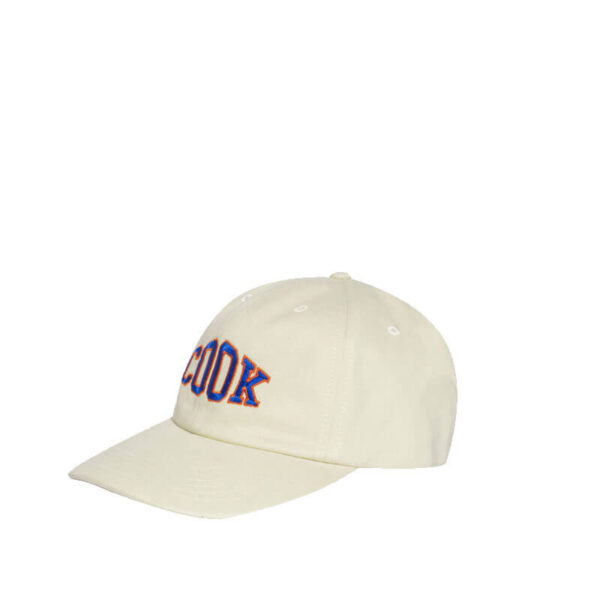 RECEPTION 6 panel cap cook cotton twill white bone 1