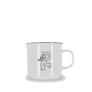 RECEPTION mug ceramic white 2