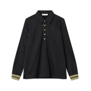 WOOD WOOD Boycie LS Polo - Black