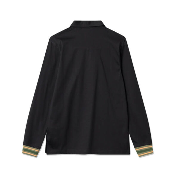 WOOD WOOD Boycie LS Polo - Black