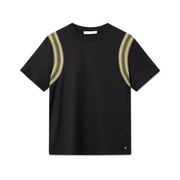 WOOD WOOD James Rib Tee - Black