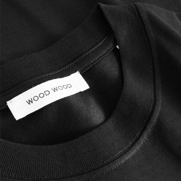 WOOD WOOD James Rib Tee - Black