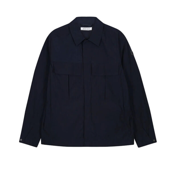 WOOD WOOD Lennon Overshirt - Navy