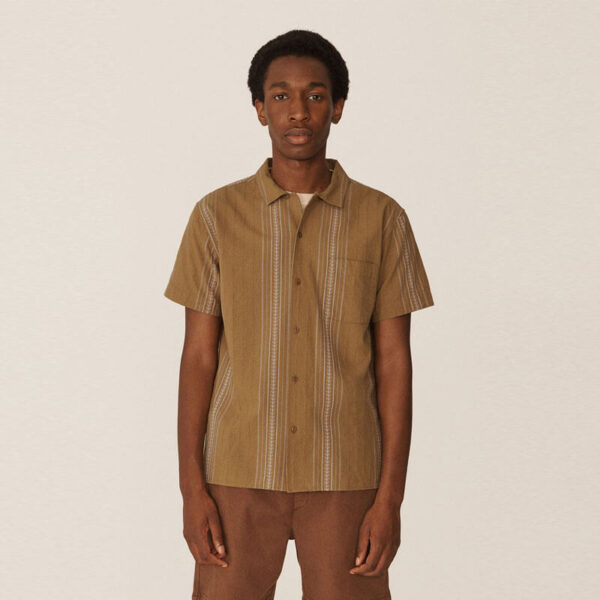 YMC Malick Shirt - Brown