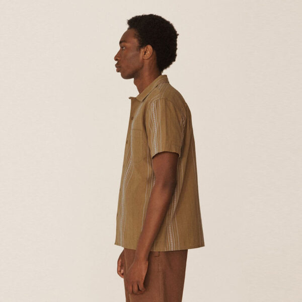 YMC Malick Shirt - Brown