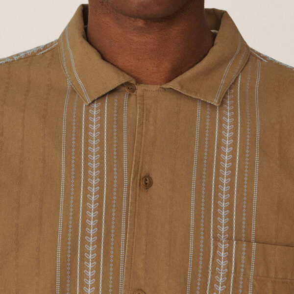 YMC-Malick-Shirt-Brown-5