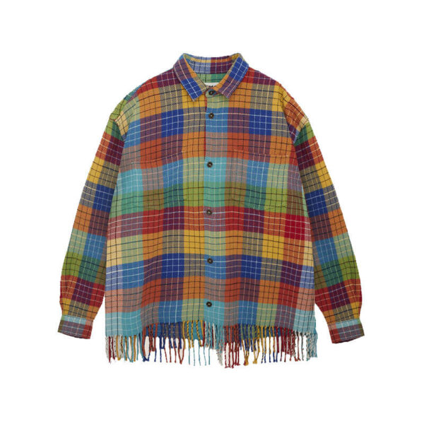 YMC Ryder Fringe Shirt - Multi