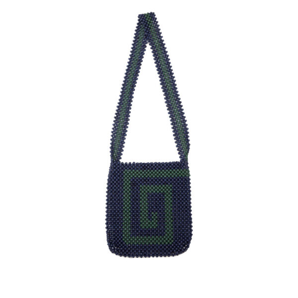 YMC-Wooden-Bead-Bag-Navy-Green-1