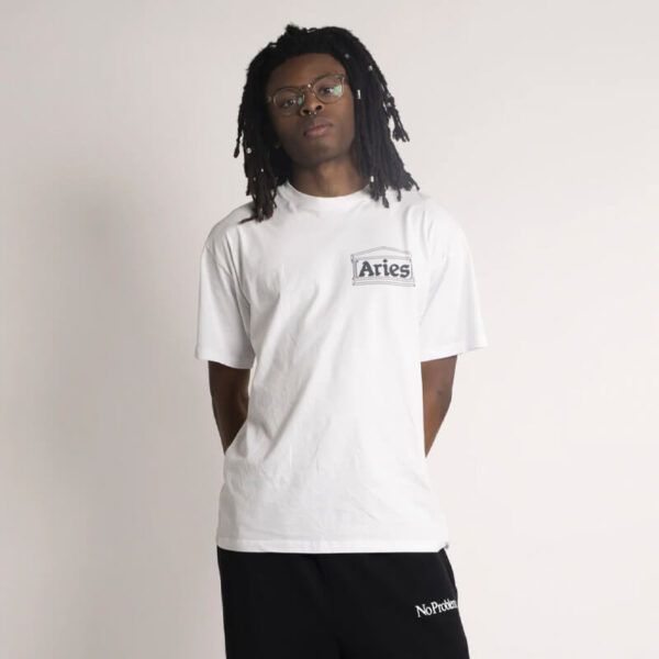 ARIES art trip reverse ss tee white 5