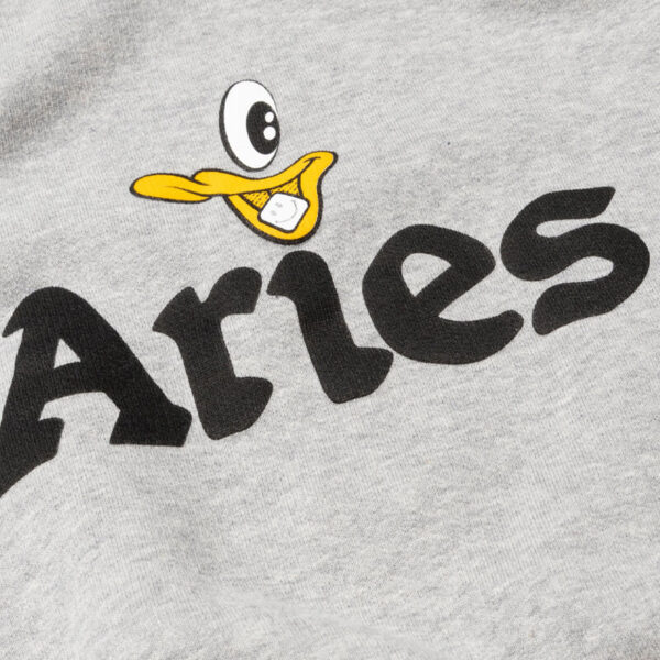 ARIES aye duck sweatshirt grey marl 3