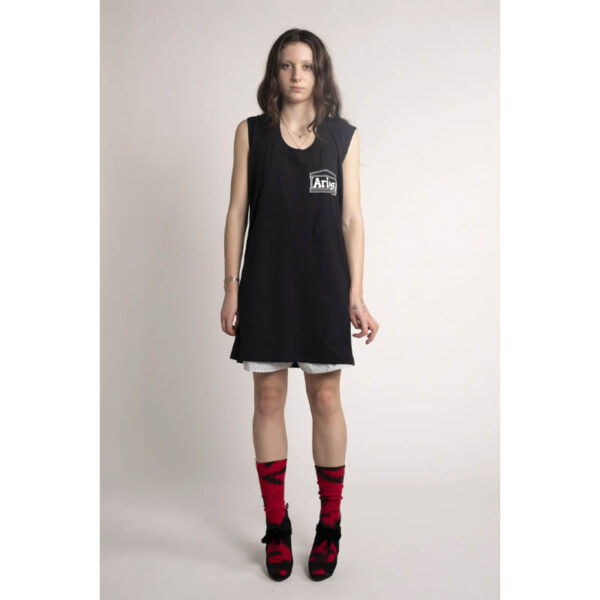 ARIES confused vest dress black 3