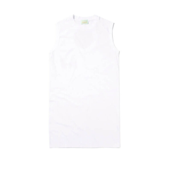 ARIES confused vest dress white 1