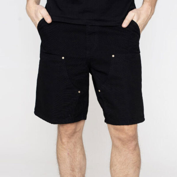 Double Knee Short - Black