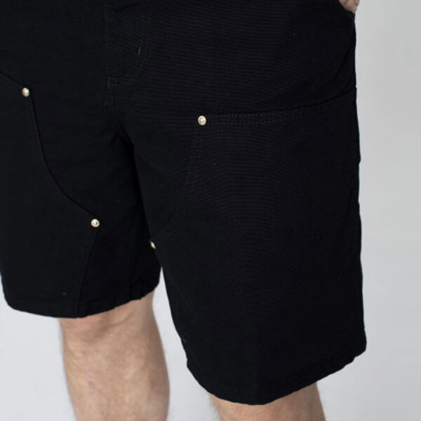 Double Knee Short - Black
