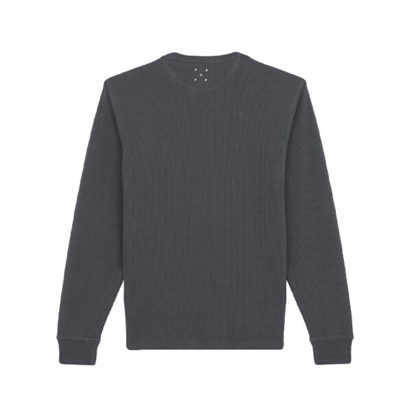DICKIES X POP waffle ls tee charcoal 2