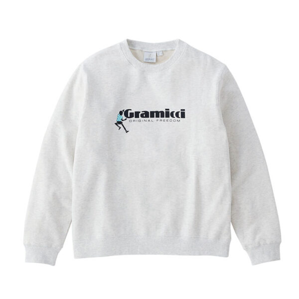 GRAMICCI dancing man sweatshirt ash heather 1