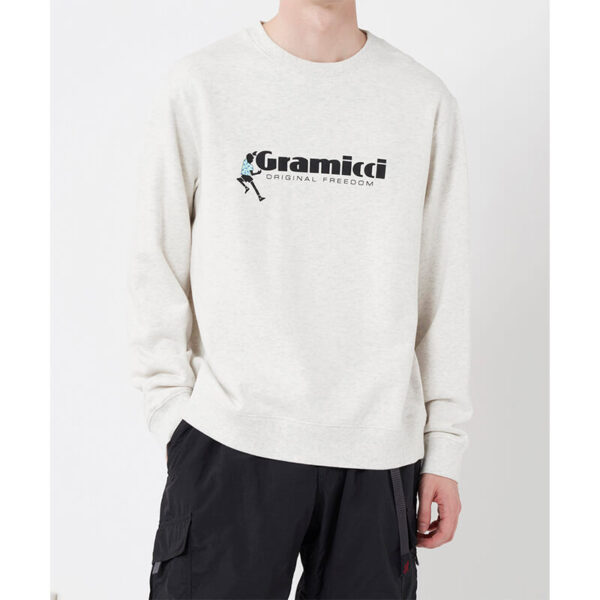 GRAMICCI dancing man sweatshirt ash heather 3