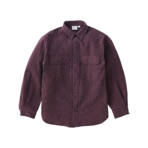 GRAMICCI OG Seersucker Canyon Shirt - Dusty Maroon
