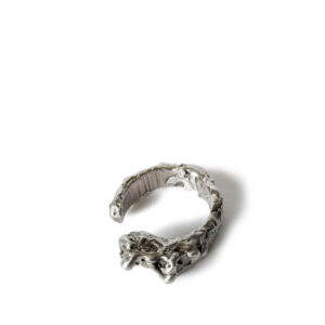 HERESY fractured ring silver 1