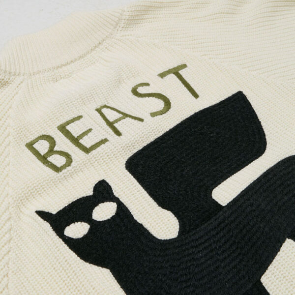 HERESY Beast of Bodmin Cardigan - Ecru