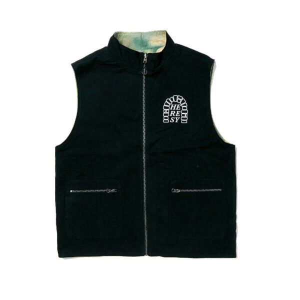 HERESY Brush Camo Vest - Black / Camo