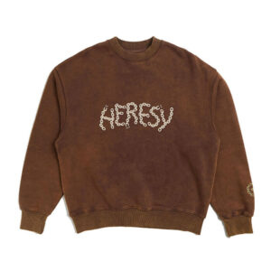 HERESY Chain Sweatshirt - Brown