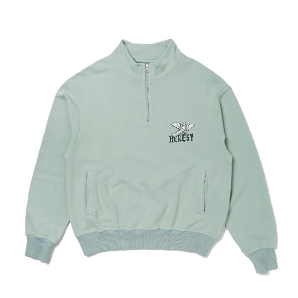 HERESY Tawny Zip Sweatshirt - Teal