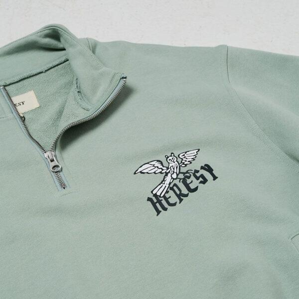 HERESY Tawny Zip Sweatshirt - Teal