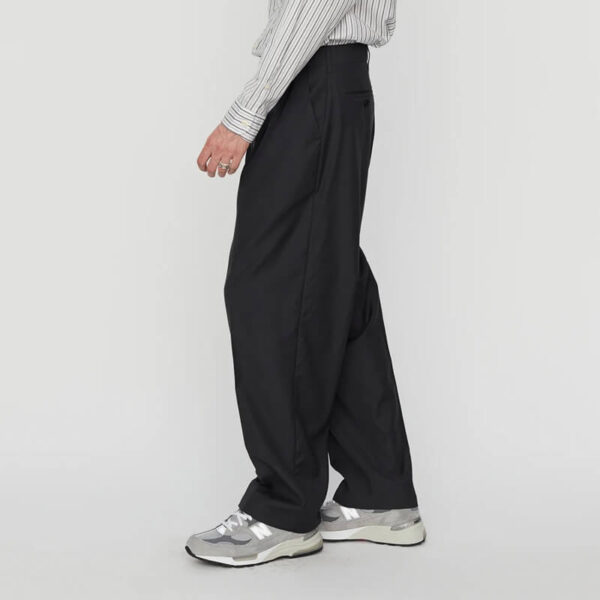 MFPEN classic trousers black tropical wool 3