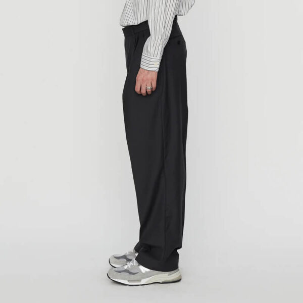 MFPEN classic trousers black tropical wool 6
