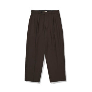 MFPEN classic trousers dark brown pinstripe 7