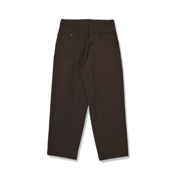 MFPEN classic trousers dark brown pinstripe 8