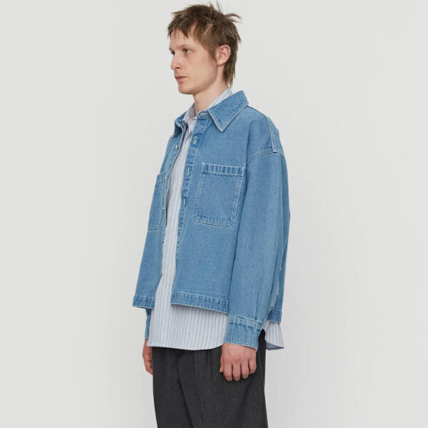 MFPEN cut off denim jacket light blue 2