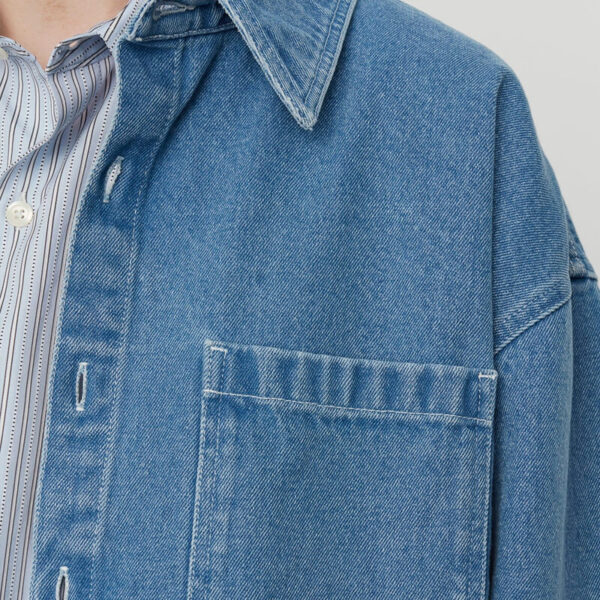 MFPEN cut off denim jacket light blue 6