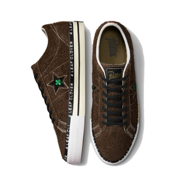 PATTA X CONVERSE four leaf clover one star pro java 4