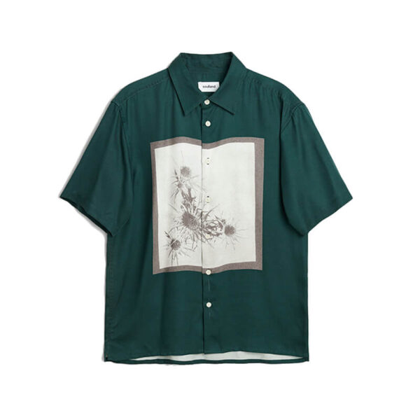 SOULLAND jodie shirt dark green 1