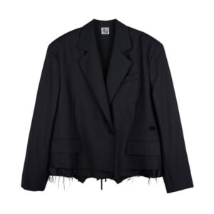 STAND ALONE Back-Tie Blazer - Dark Grey