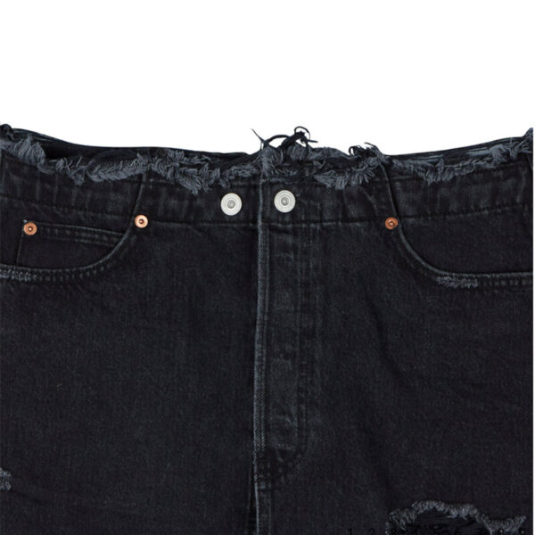 STAND ALONE denim apron black 3