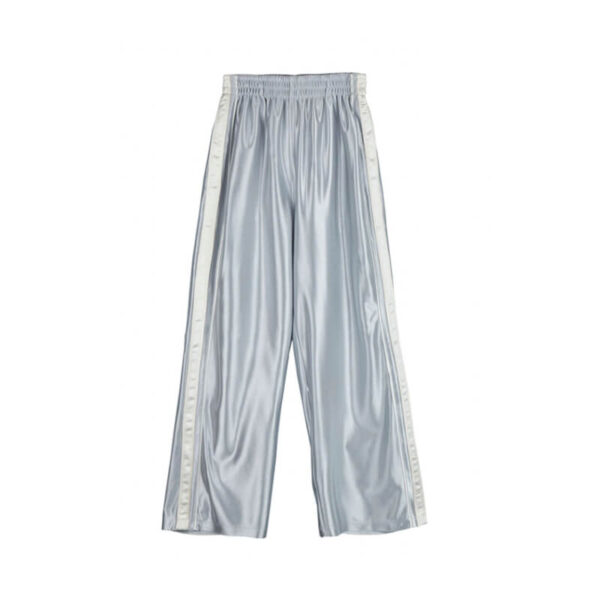 STAND ALONE glittery trackpant silver 1