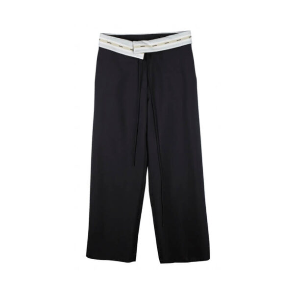 STAND ALONE inside out waist trouser black 1