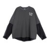 初売り 福袋 Layered ALONE STAND Look THEROOM | Grey Dark - Tee LS トップス