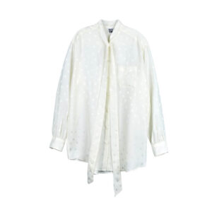 STAND ALONE libre jacquard silk blouse ivory 1