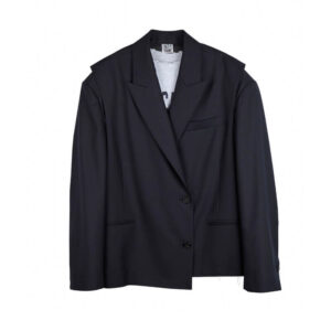 STAND ALONE Two-Way Layered Blazer - Navy