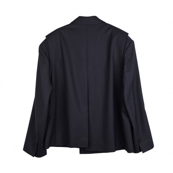 STAND ALONE Two-Way Layered Blazer - Navy