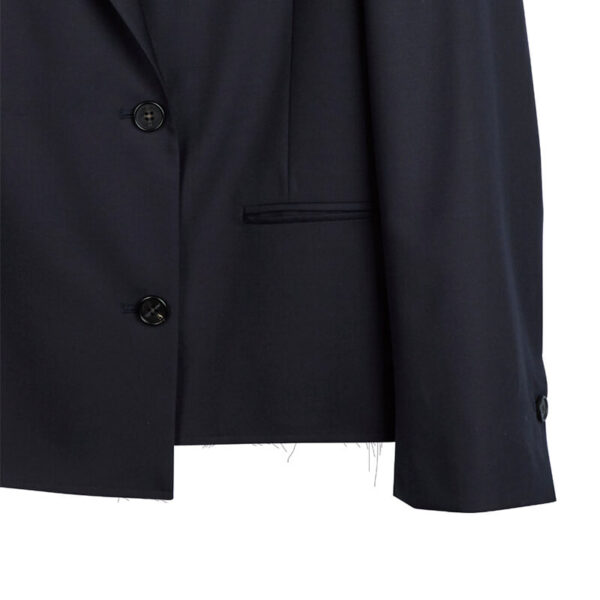 STAND ALONE two way layered blazer navy 4